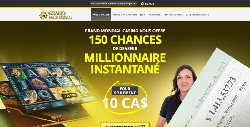 grand mondial casino jeux