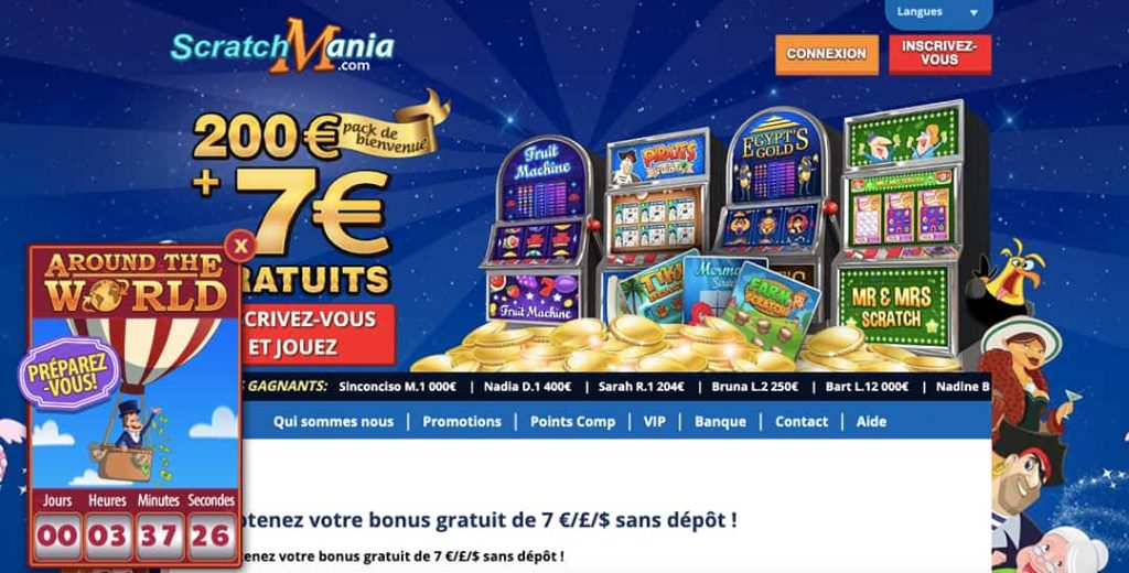 scratchmania casino online canada