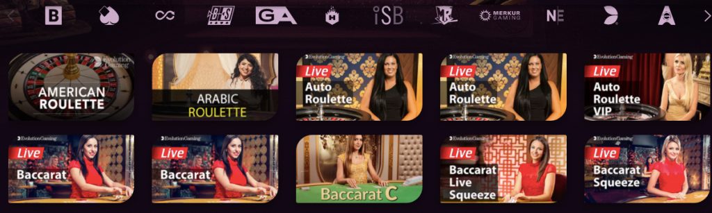 casinonic casino jeux live