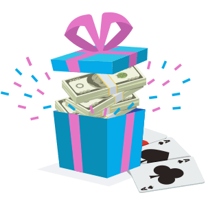 a gift full of money from casinos